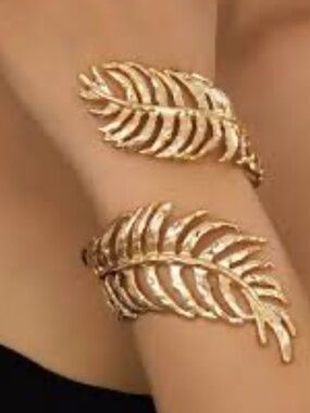 NWT Zara Leaf Spiral Bracelet